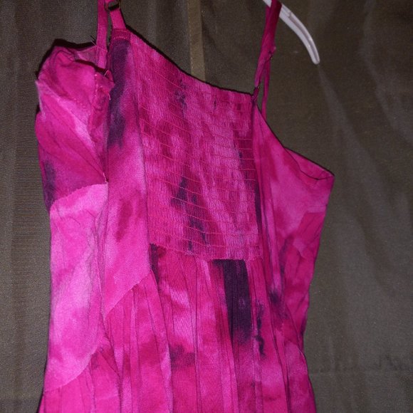 Hot pink Tie dye Dress - Picture 5 of 5